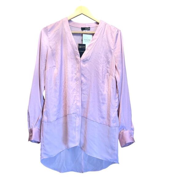 Renuar  Women’s Mauve Long Sleeve Airflow Blouse. Size Small.  NWT - Picture 10 of 11
